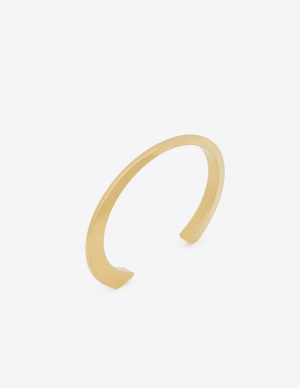 Saint Laurent Paris o1bcso1str0226 Size:M/Peaked Cuffs In Metal in Golden Size ONE SIZE - 2 Thumbnail