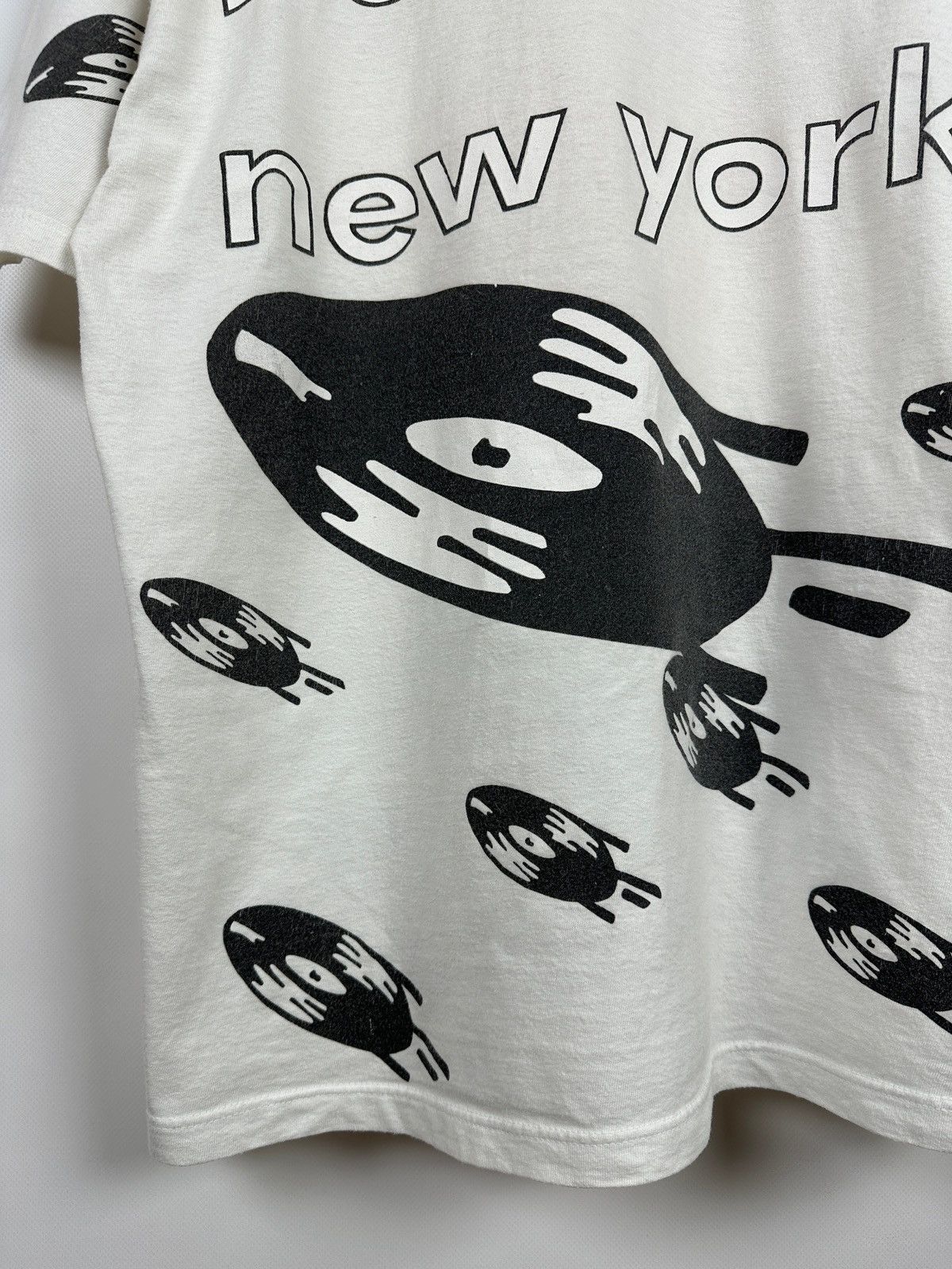 Rap Tees 1995 Vintage Nervous New York Records Rap T-Shirt Size US XL / EU 56 / 4 - 19 Thumbnail
