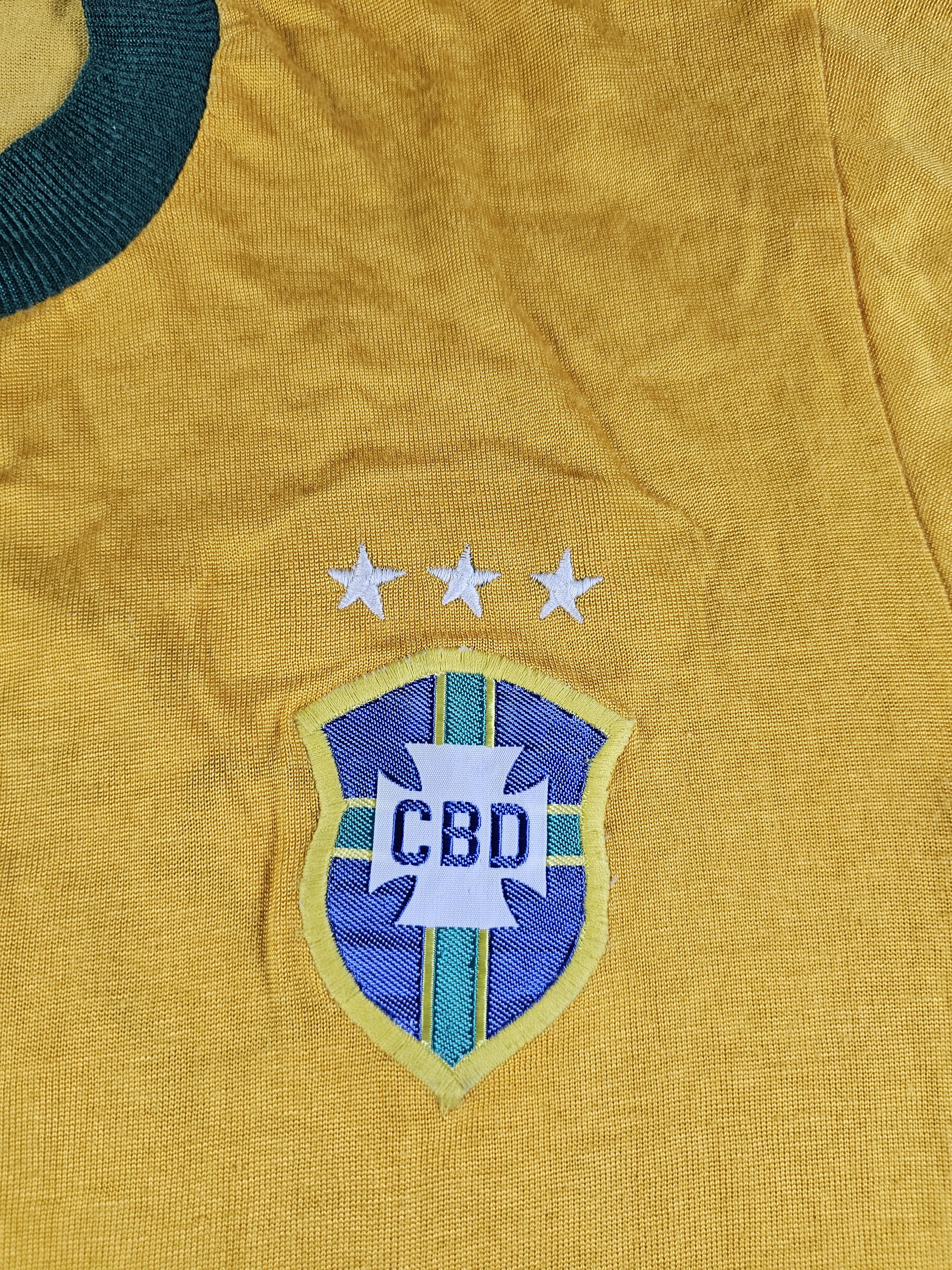 Penalty Vintage 1970s Brazil Jersey Penalty Tag Rare Viscose M Size US M / EU 48-50 / 2 - 4 Thumbnail