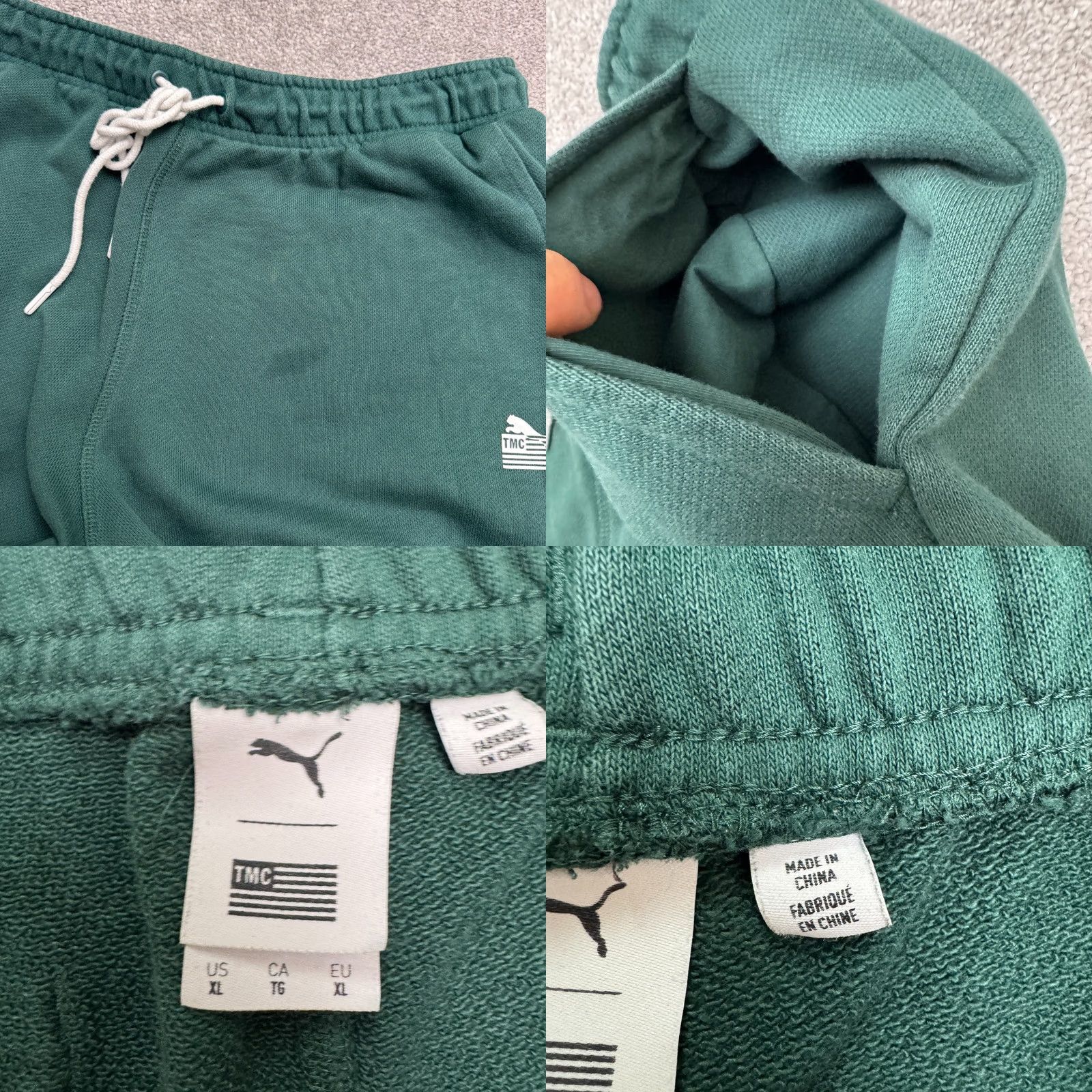 Puma Puma TMC Jogger Sweatpants Mens XL Green Size US 36 / EU 52 - 8 Thumbnail