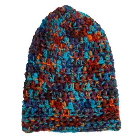 Handmade Crochet Slouch Hat Slouchy Beanie Snood Handmade Adult Size Size ONE SIZE - 7 Thumbnail