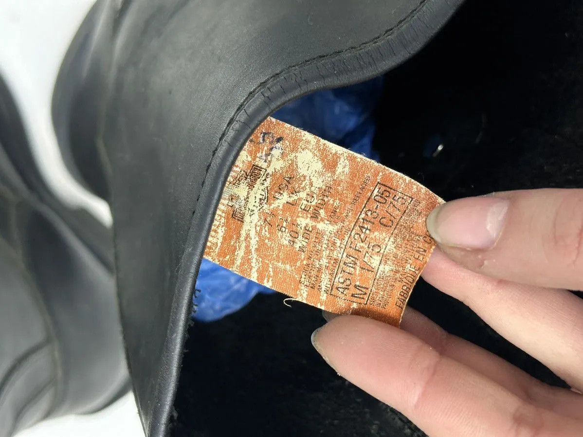 Western Rise Vintage Leather Boots Harley Davidson Y2K Racing Moto Y2K Size US 7.5 / EU 40-41 - 13 Thumbnail