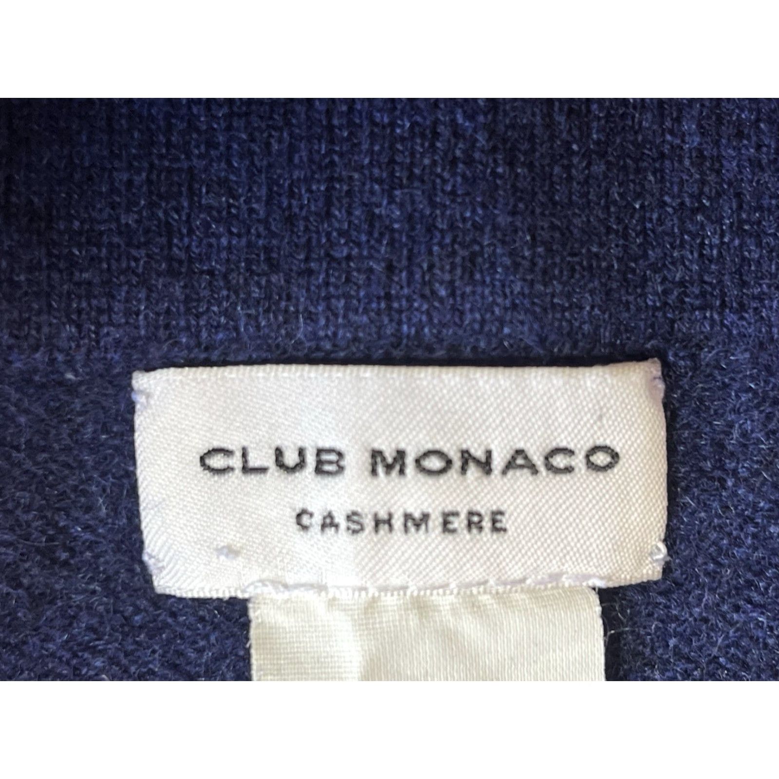 Club Monaco Club Monaco Sweater Blue Cashmere Mock Neck Women’s Size Small Size S / US 4 / IT 40 - 6 Thumbnail