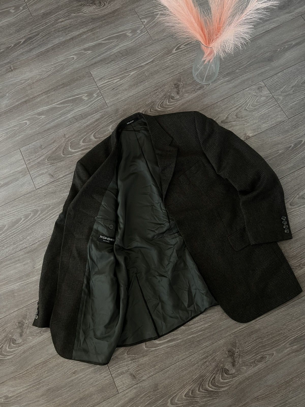 Vintage × Yves Saint Laurent ‼️Vintage YSL YvesSaintLaurent Wool/Cashmere Luxury Blazer‼️ Size 46R - 5 Thumbnail