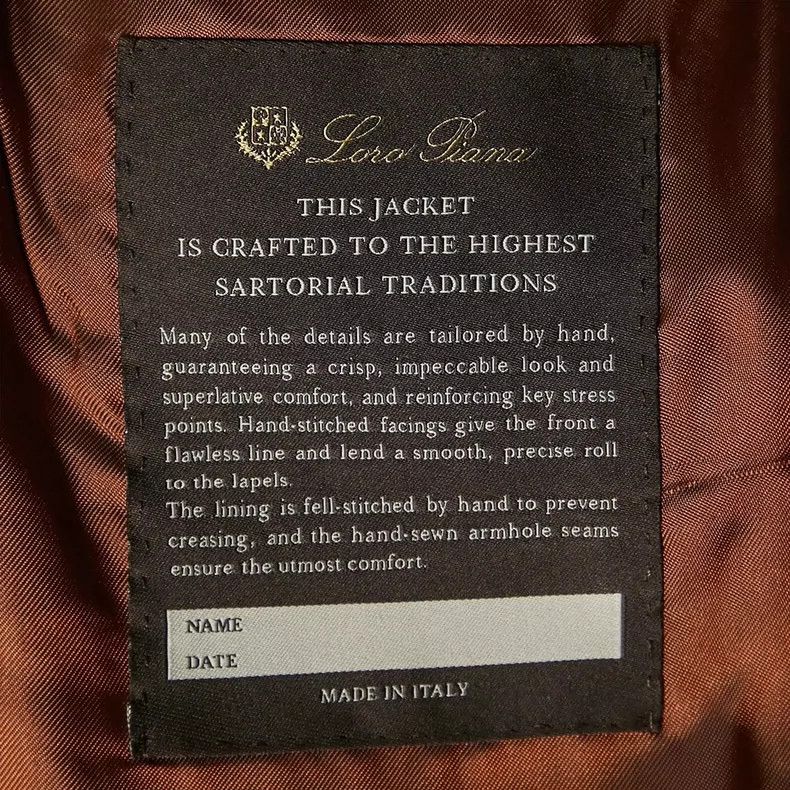 Loro Piana LORO PIANA Men's cashmere jacket Size US XXL / EU 58 / 5 - 2 Thumbnail