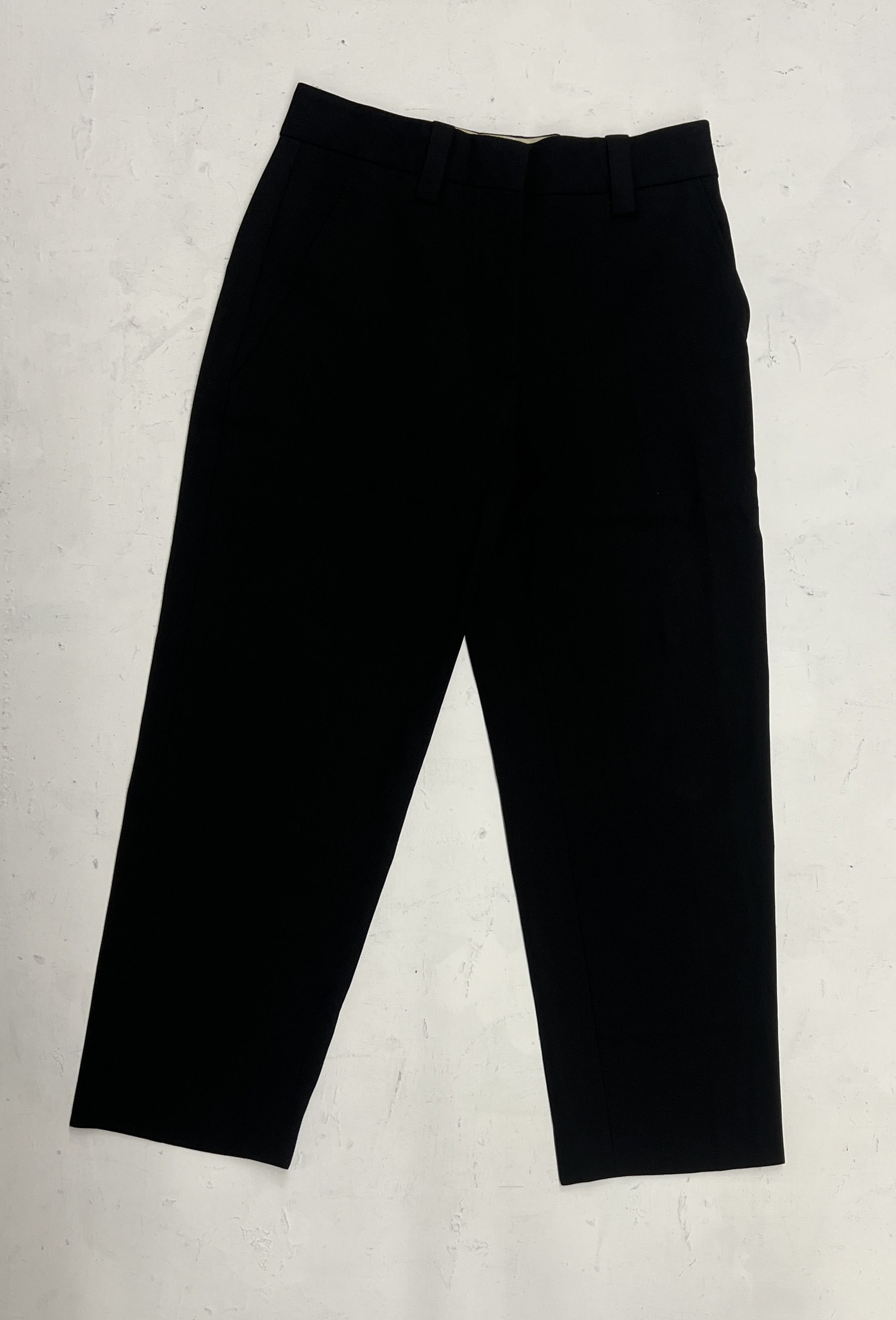 Acne Studios Acne Studios Black Wool Trousers Cropped Size US 30 / EU 46 - 1 Thumbnail