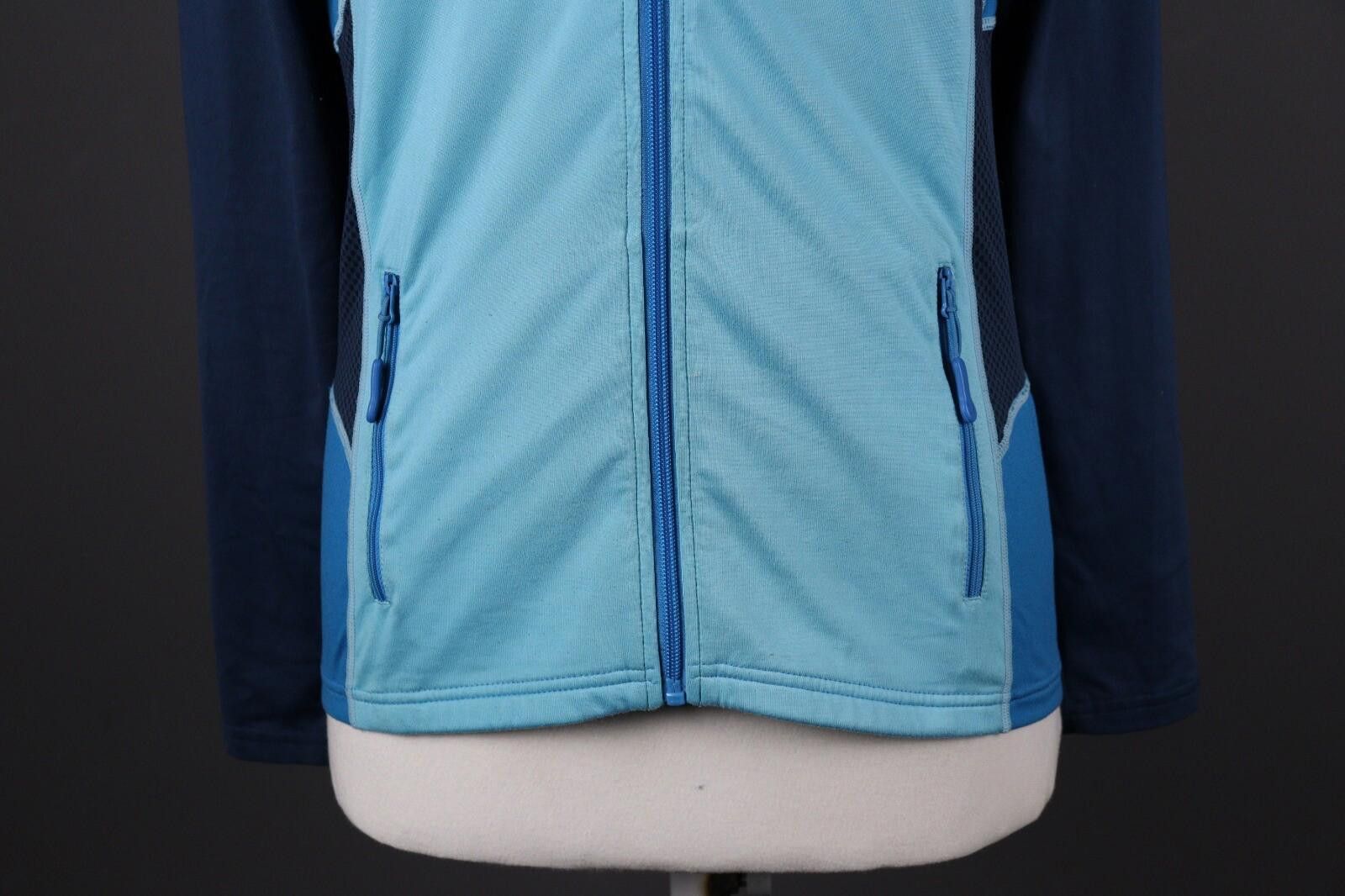 Designer Kari Traa Blue Full Zip Activewear Track Jacket Size L Size L / US 10 / IT 46 - 3 Thumbnail
