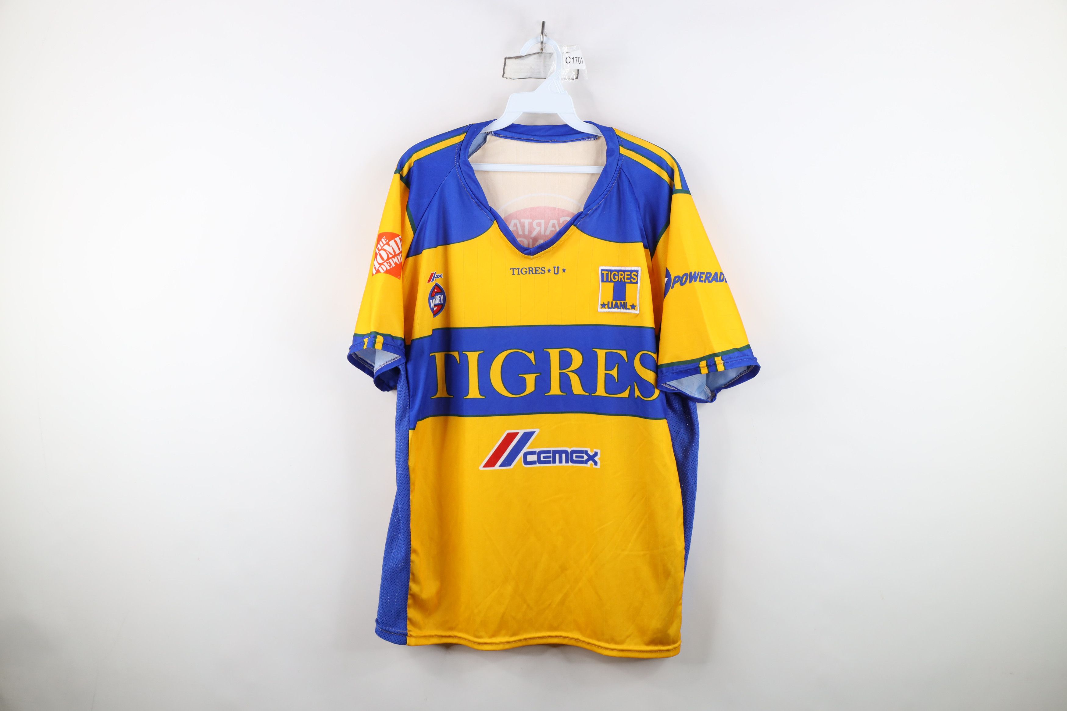 Vintage Vintage MX Mexico Tigres UANL Soccer Jersey Football Yellow Size US XL / EU 56 / 4 - 1 Thumbnail