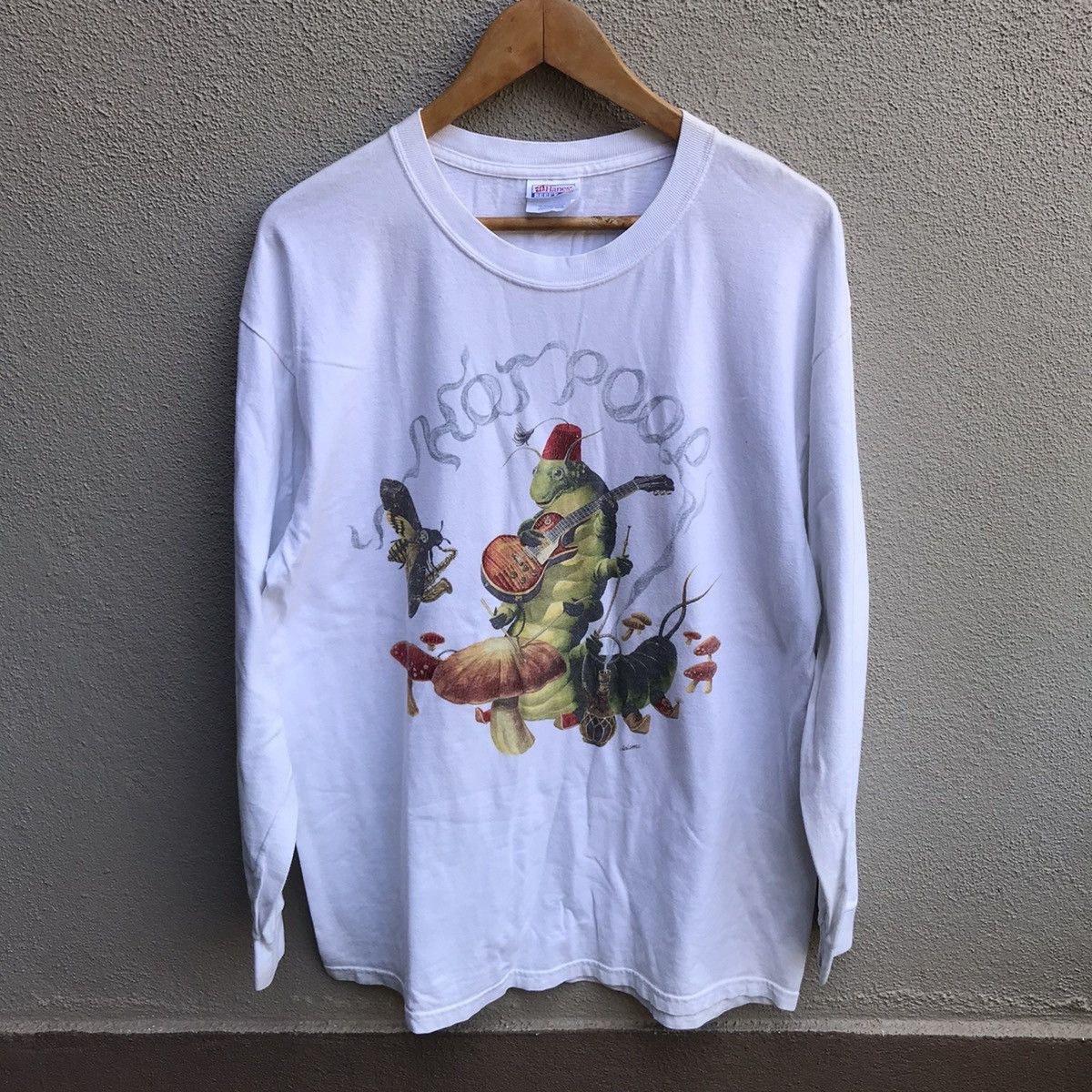 Band Tees Vintage 90s WALLA WALLA Hot Poop records tee Size US L / EU 52-54 / 3 - 1 Thumbnail