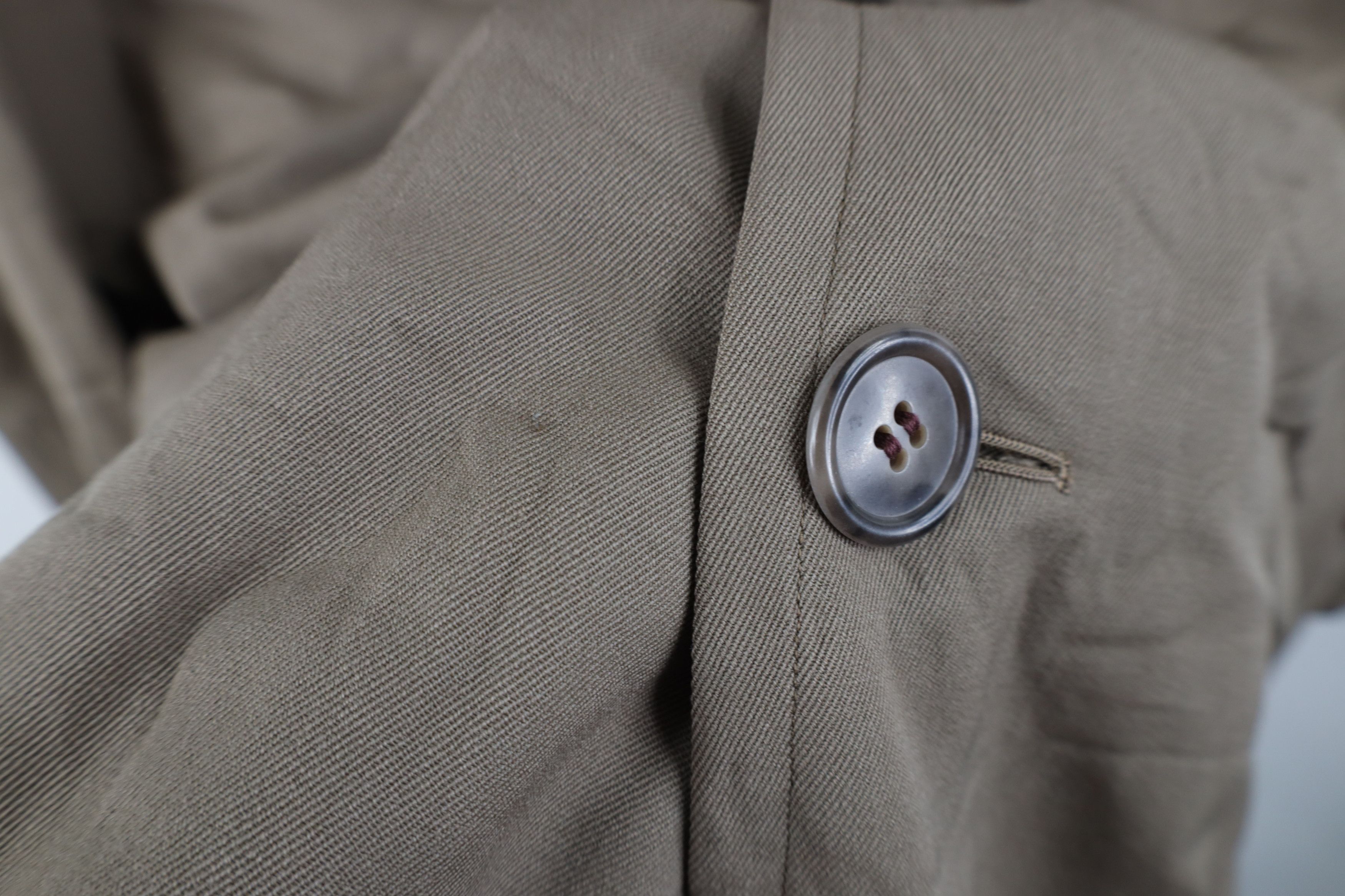 Vintage Vintage 70s Streetwear Gabardine Trench Coat Jacket USA Size US XL / EU 56 / 4 - 5 Thumbnail