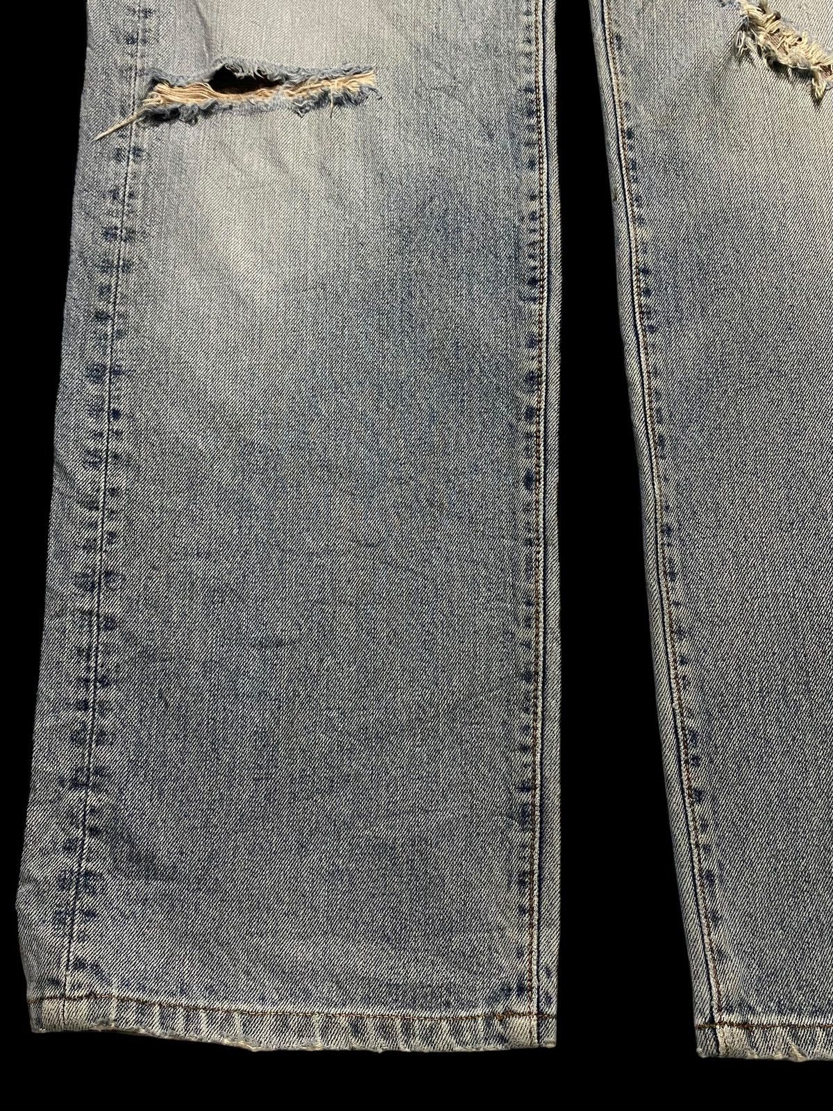 Japanese Brand Vintage Japanese Brands Grey & Blue Distressed Enough Baggy Size US 32 / EU 48 - 7 Thumbnail