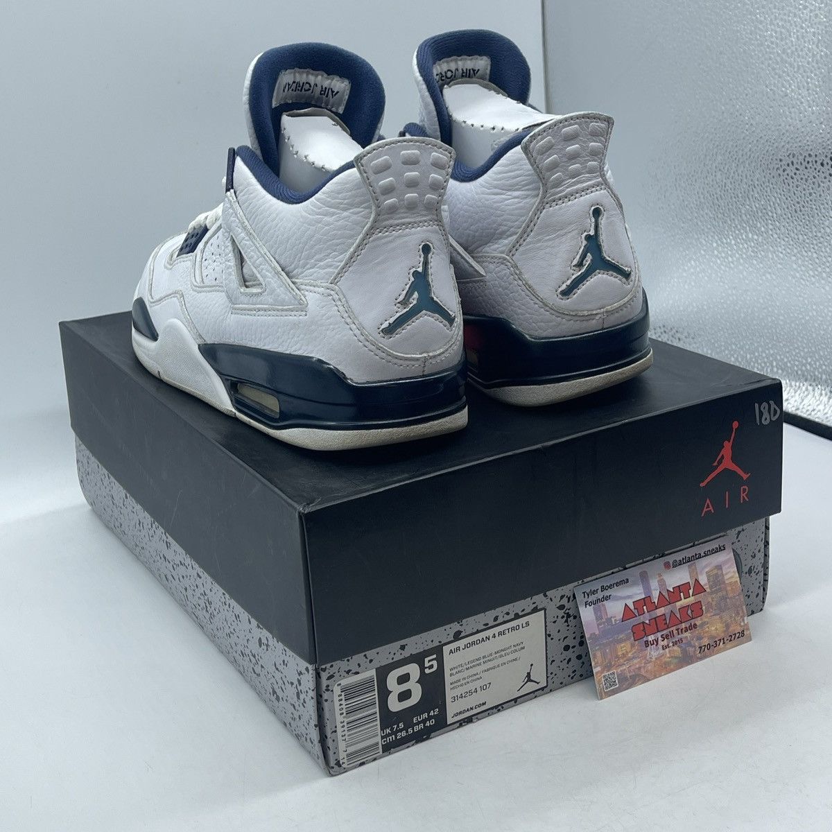 Jordan Brand Air Jordan 4 Columbia Size US 8.5 / EU 41-42 - 4 Thumbnail