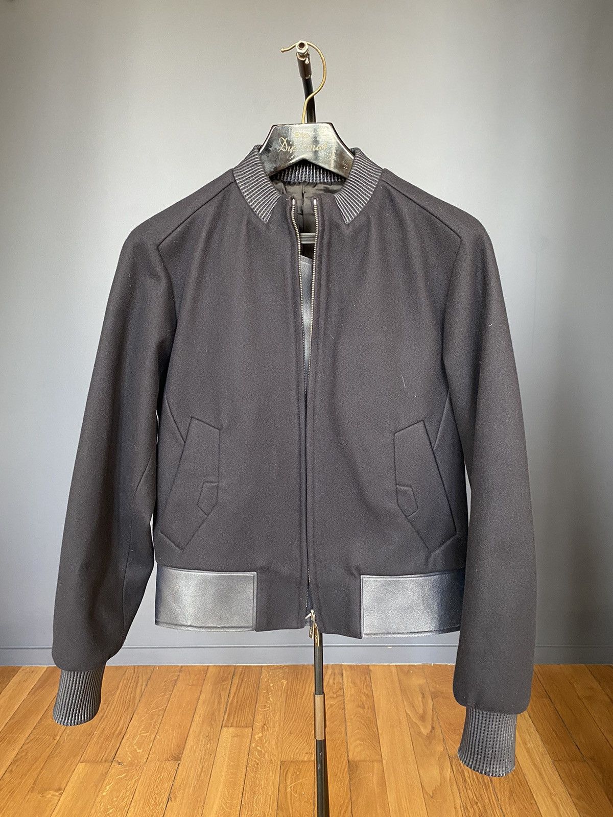 Juun.J JUUN.J - Wool Blend Bomber - 2015 Size US S / EU 44-46 / 1 - 1 Thumbnail