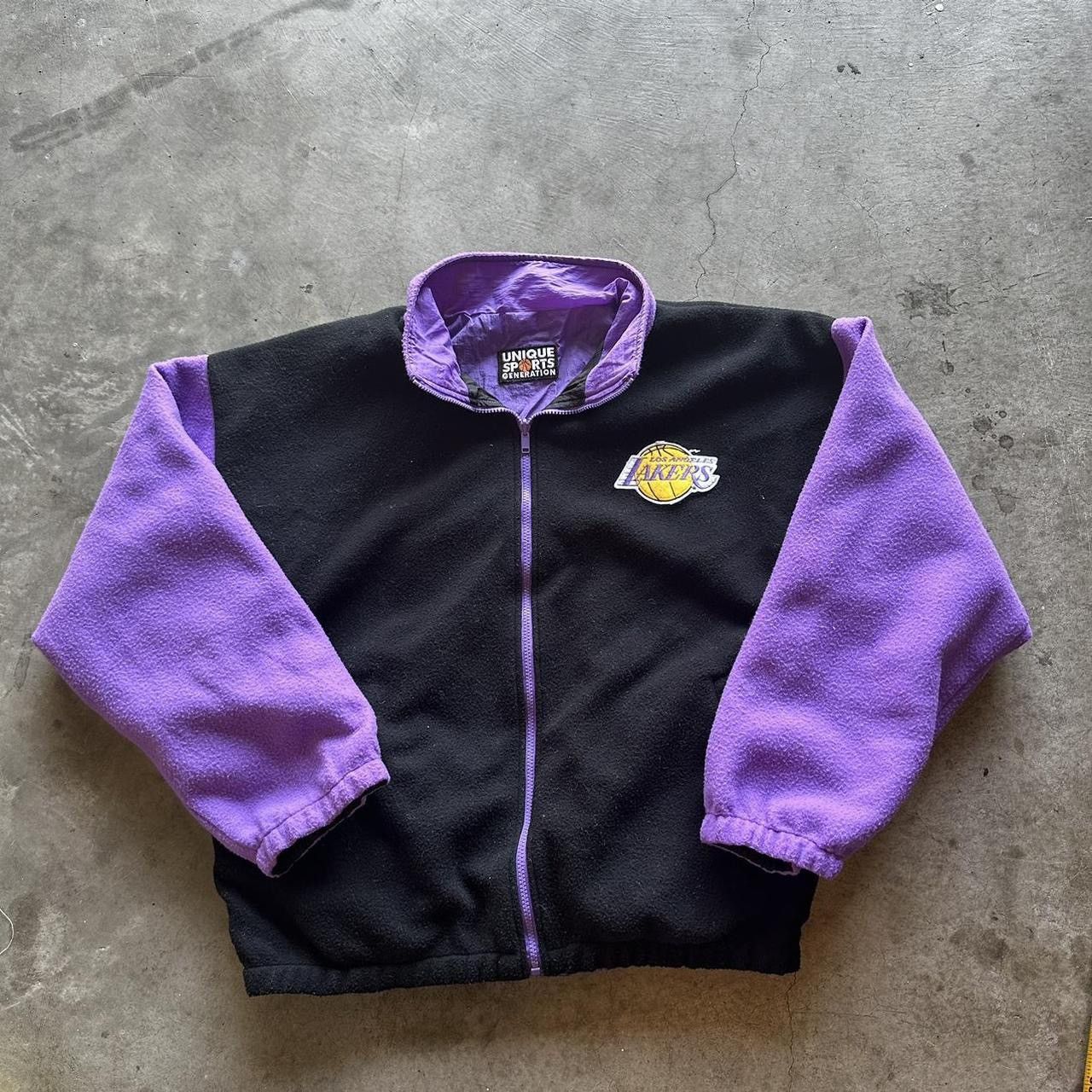 Vintage Vintage LA Lakers Reversible Jacket Size US L / EU 52-54 / 3 - 2 Thumbnail