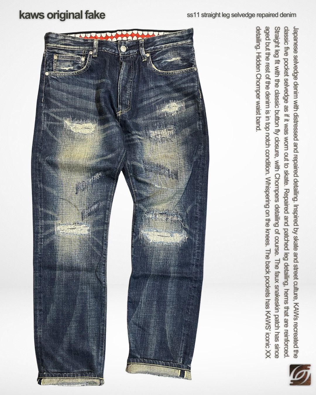 Levi's kawsモデル Originalfake Levis KAWS collab Chompers | Building Blocs