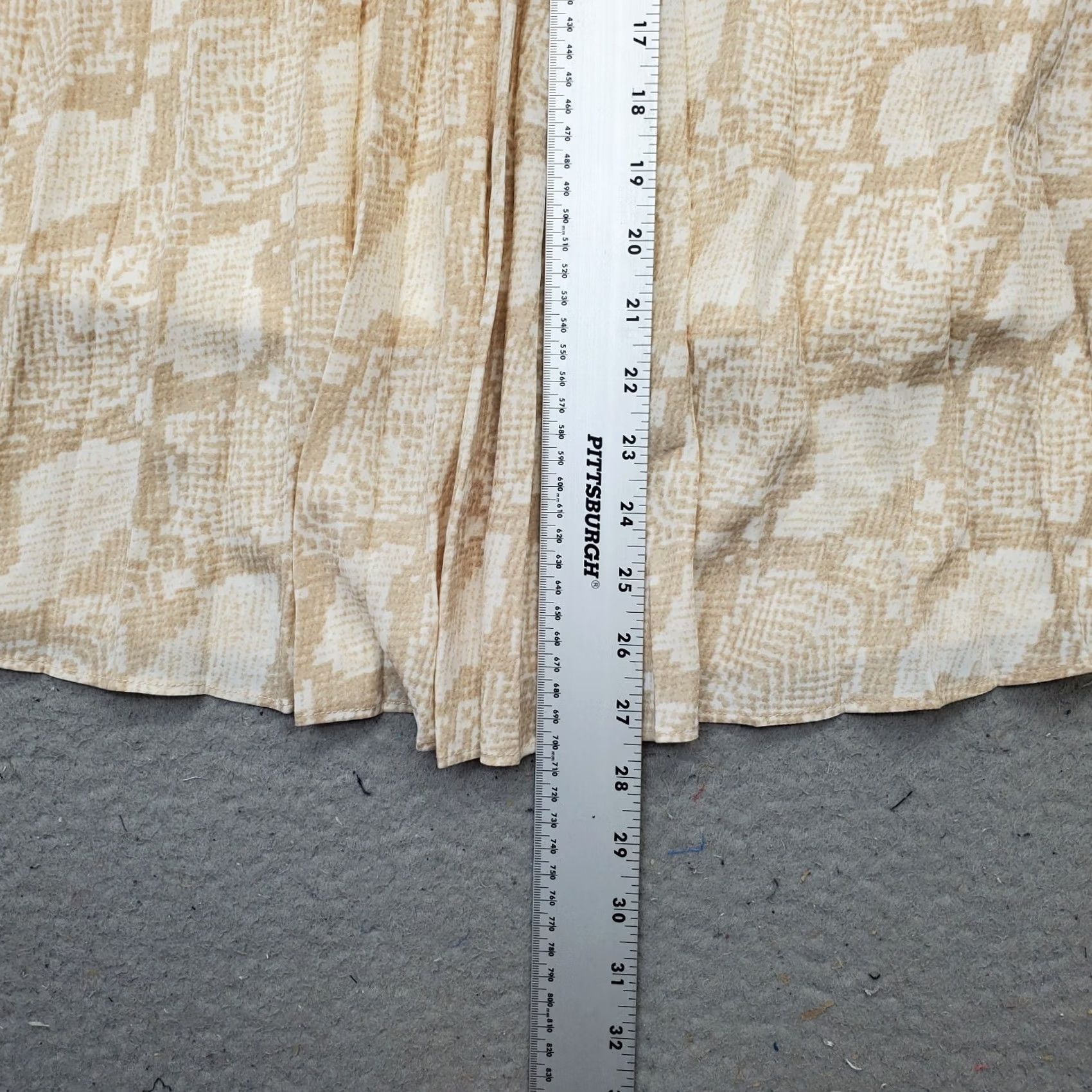Worthington Worthington A-Line Skirt Womens PM Multicolor Python Animal Lined Elastic Waist Midi Skirt Womens PM 14.5" 27.5" NWT Casual Womens Size 32" / US 10 / IT 46 - 3 Thumbnail