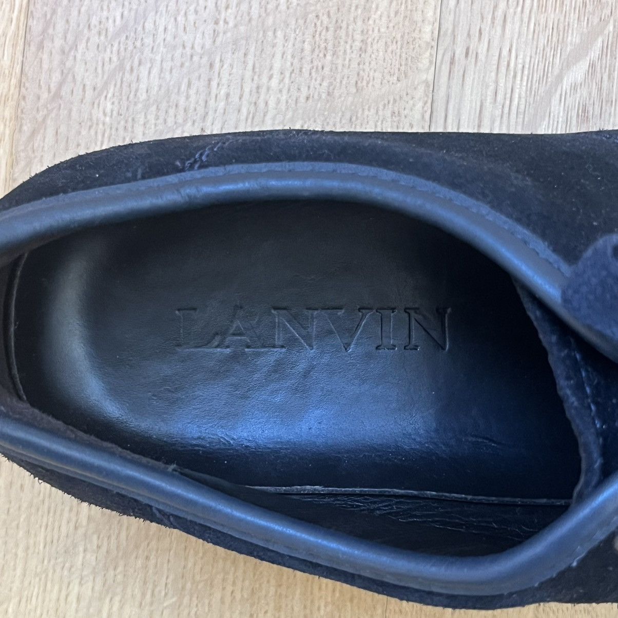 Lanvin Lanvin DBB1 Black Suede Sneakers Men’s Size 7 (US 8/EU 41) Size US 7 / EU 40 - 6 Thumbnail