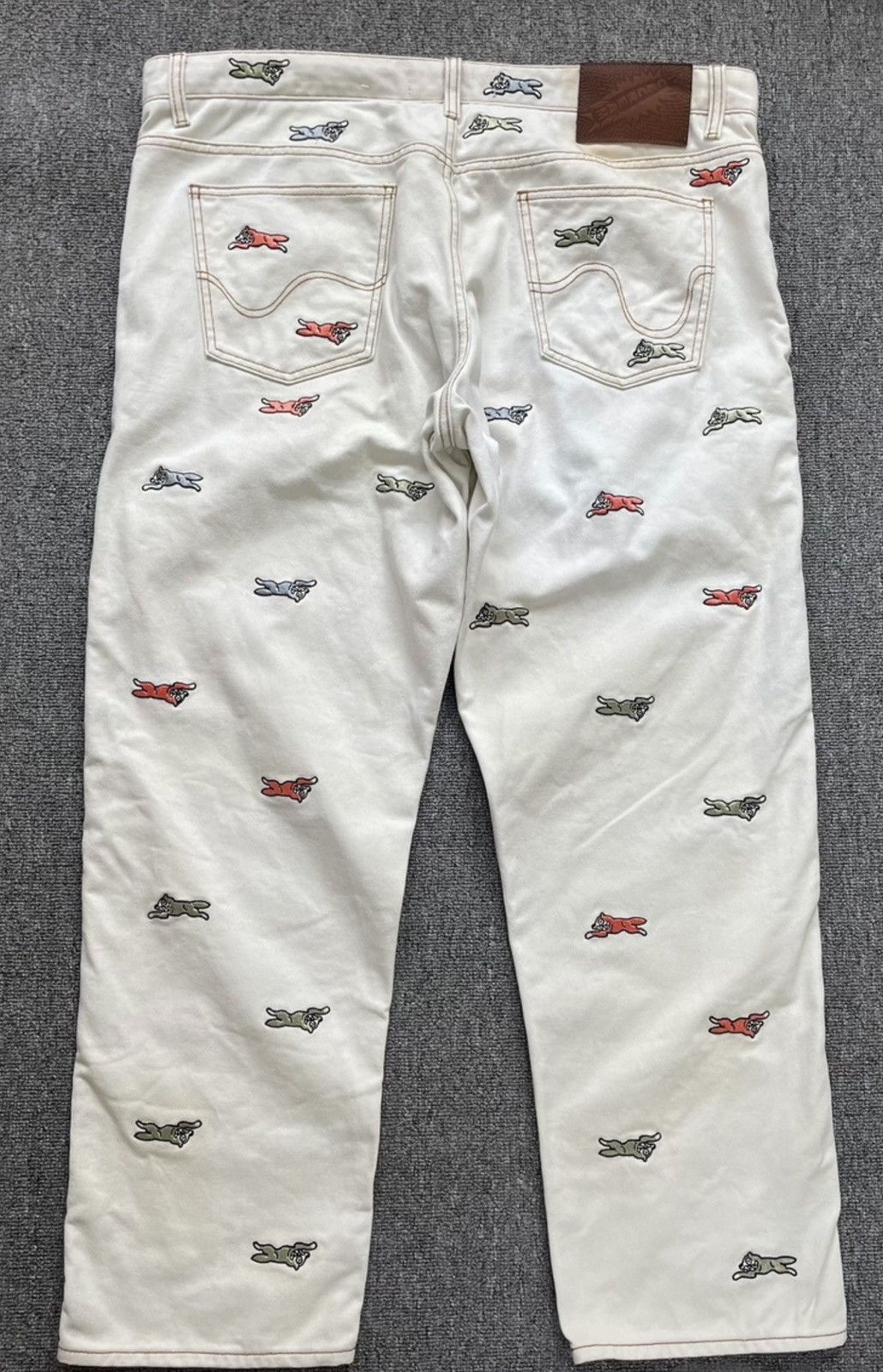 Billionaire Boys Club BBC Distressed Embroidered Slim Stretch Jeans Size US 40 / EU 56 - 2 Thumbnail