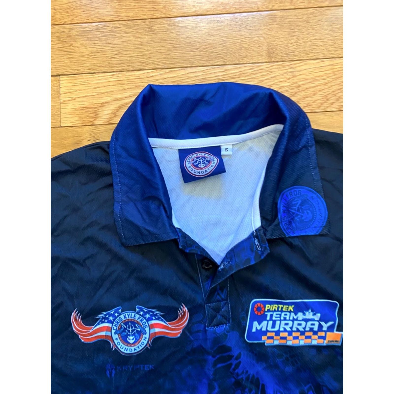 Vintage Chris Kyle Frog Pirtek Team Murray Matt Brabham Polo Crew Shirt Mens Sz S Indy Shirt Mens S Black Polyester Canvas Pattern Solid Vintage No Size US S / EU 44-46 / 1 - 3 Thumbnail