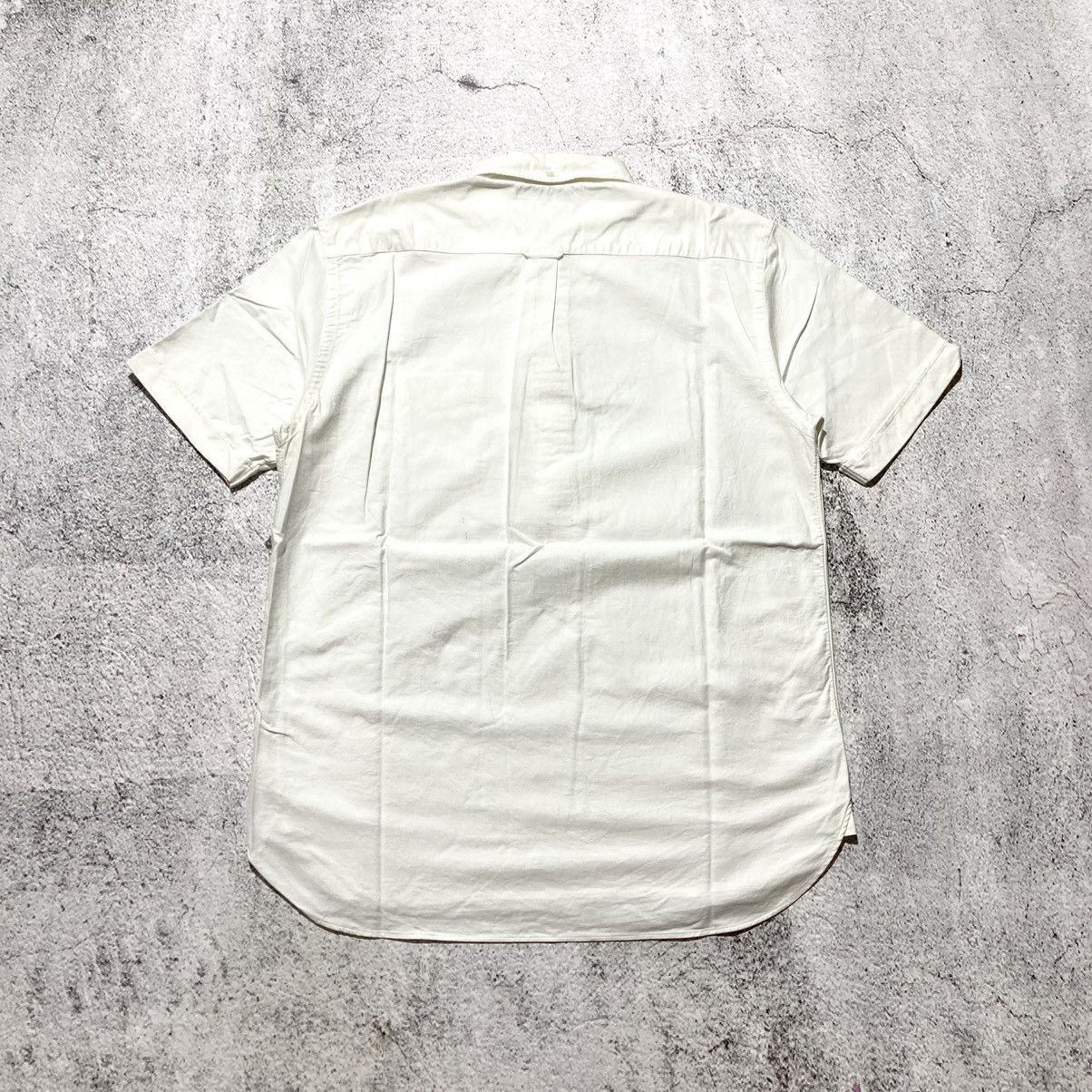 Beams Plus 🇯🇵 2000s Beams Plus Japan Oxford Halfbutton Shirt White Size US L / EU 52-54 / 3 - 11 Thumbnail