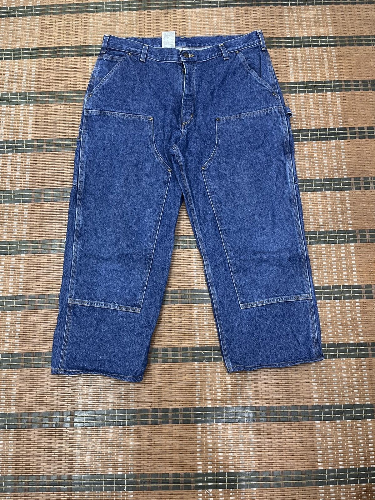 Carhartt Double Knee Blue Jeans