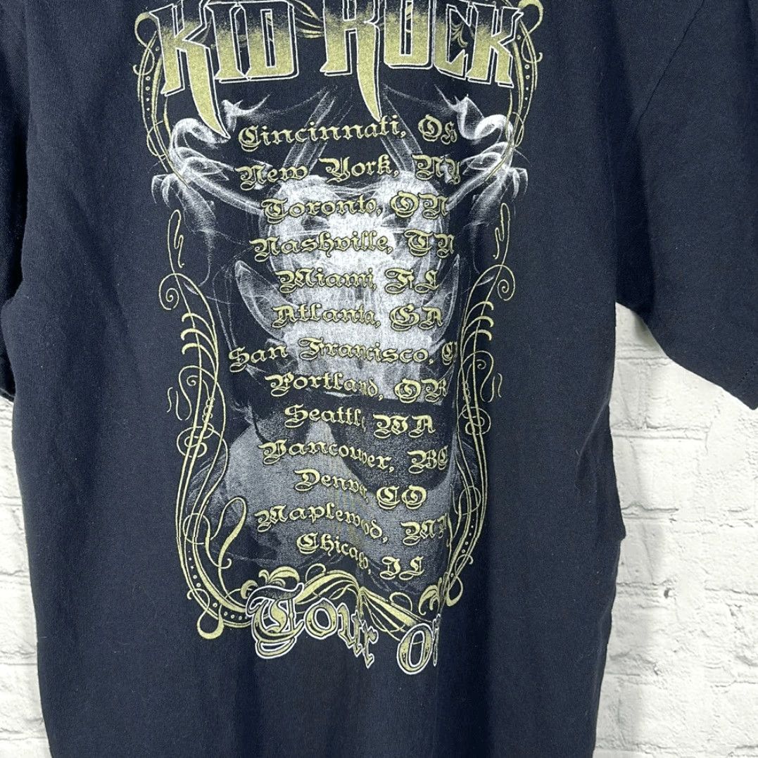 Anvil VINTAGE Kid Rock Tour 07 Faded Black Band Tee Concert Shirt Unisex Adults L Black T-Shirt Mens Size L / US 10 / IT 46 - 4 Thumbnail