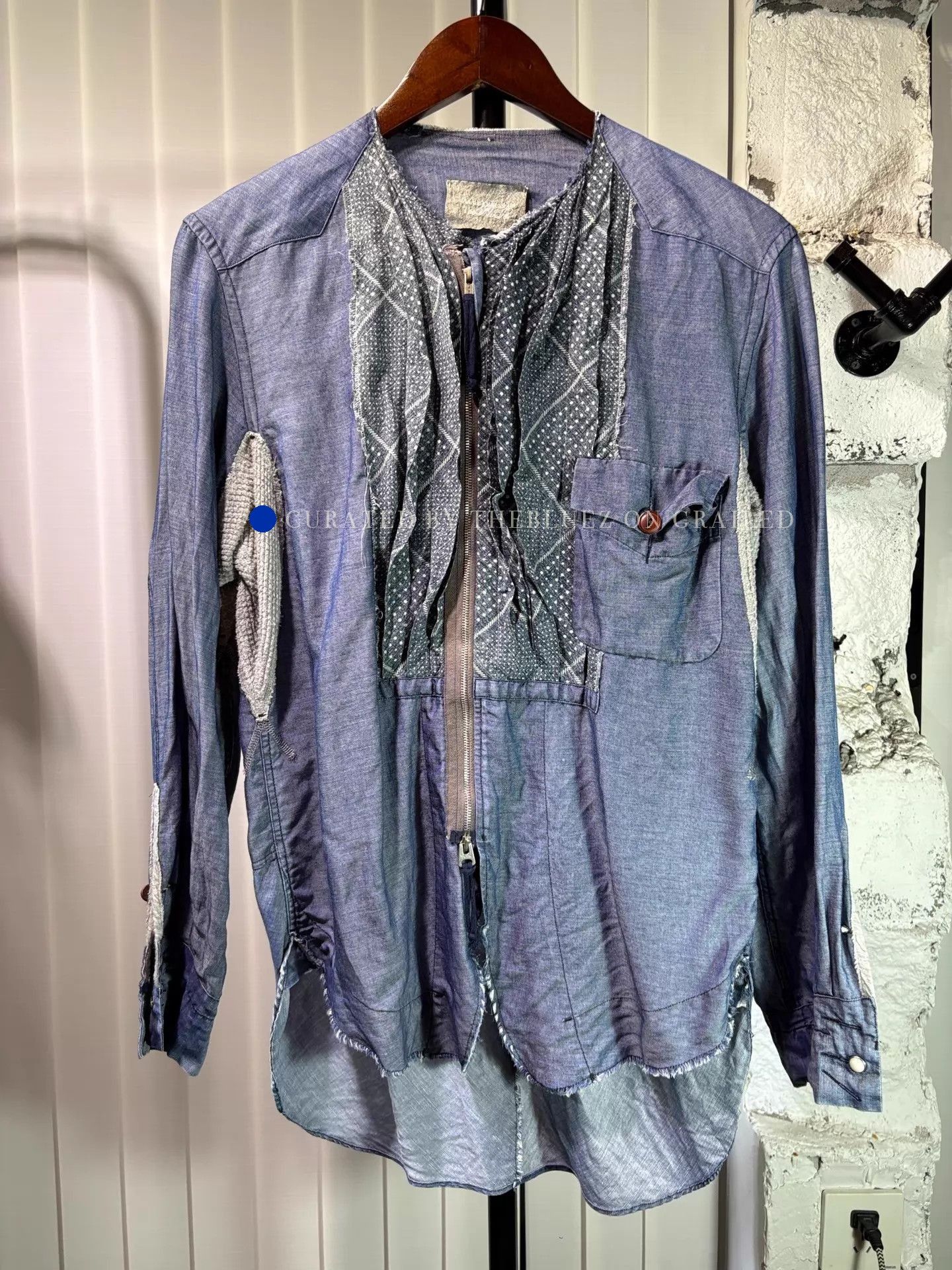 Takahiromiyashita The Soloist. Cowboy Western Shirt Jacket in Blue Size US S / EU 44-46 / 1 - 1 Thumbnail