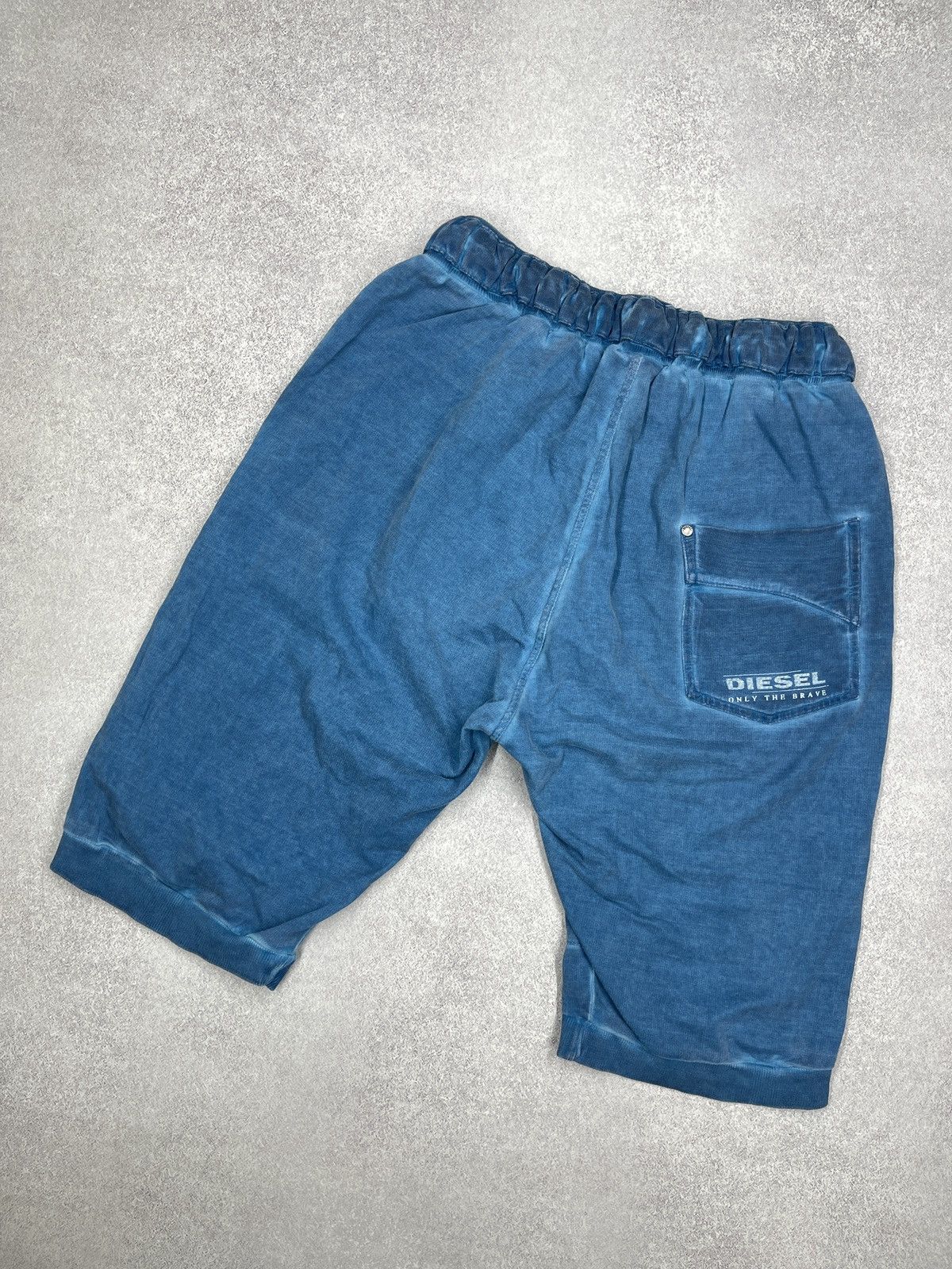 Diesel Mens Diesel Garment Dyed Shorts Blue Avant Garde Size S Size US 30 / EU 46 - 1 Thumbnail