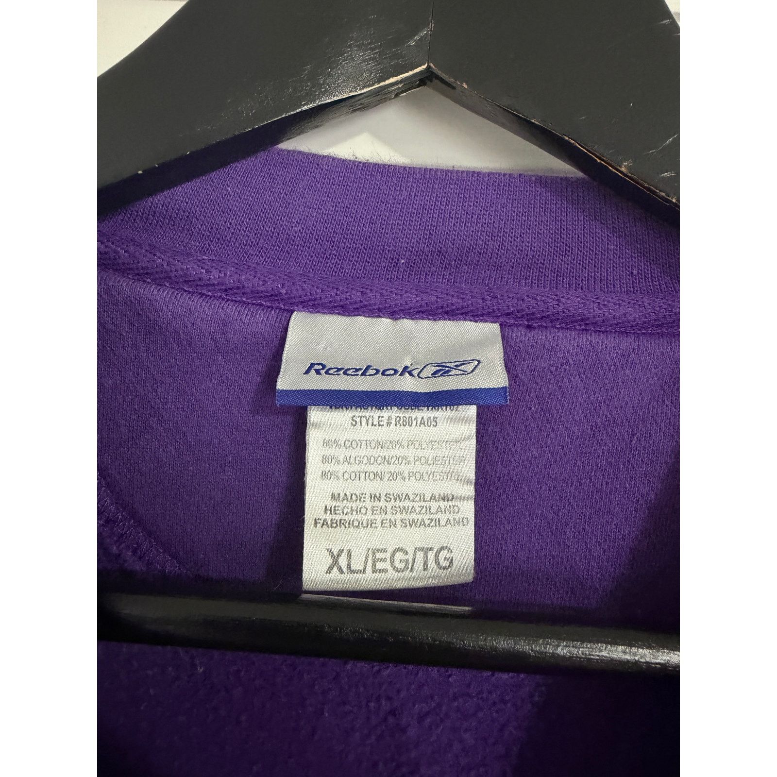 Reebok Adrian Peterson Minnesota Vikings Crewneck Sweatshirt Sz XL Size US XL / EU 56 / 4 - 3 Thumbnail