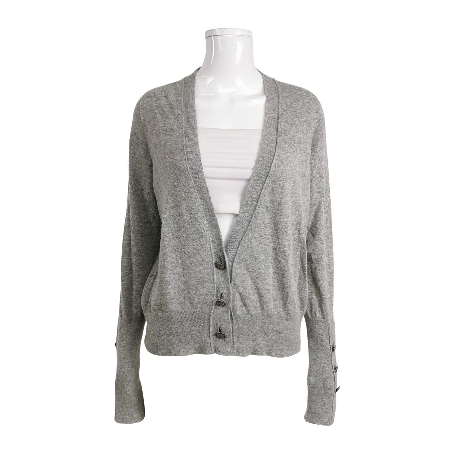 Pinko Pinko Alpaca Blend V-Neck Cardigan Size M Size M / US 6-8 / IT 42-44 - 1 Thumbnail
