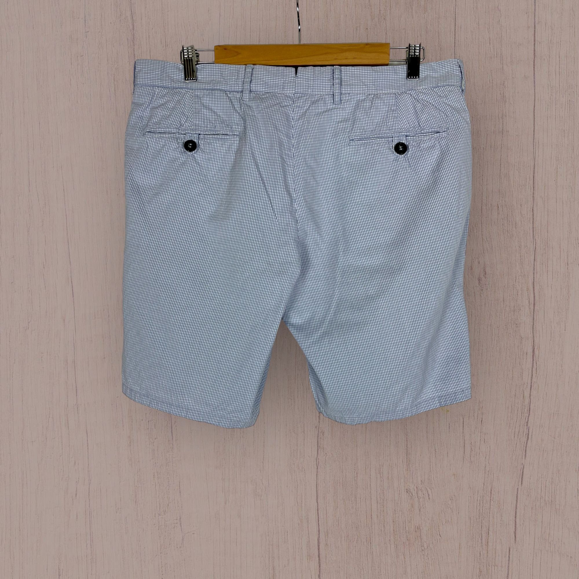 Prada Prada Milano Checkered Pattern Blue Shorts Size US 38 / EU 54 - 4 Thumbnail
