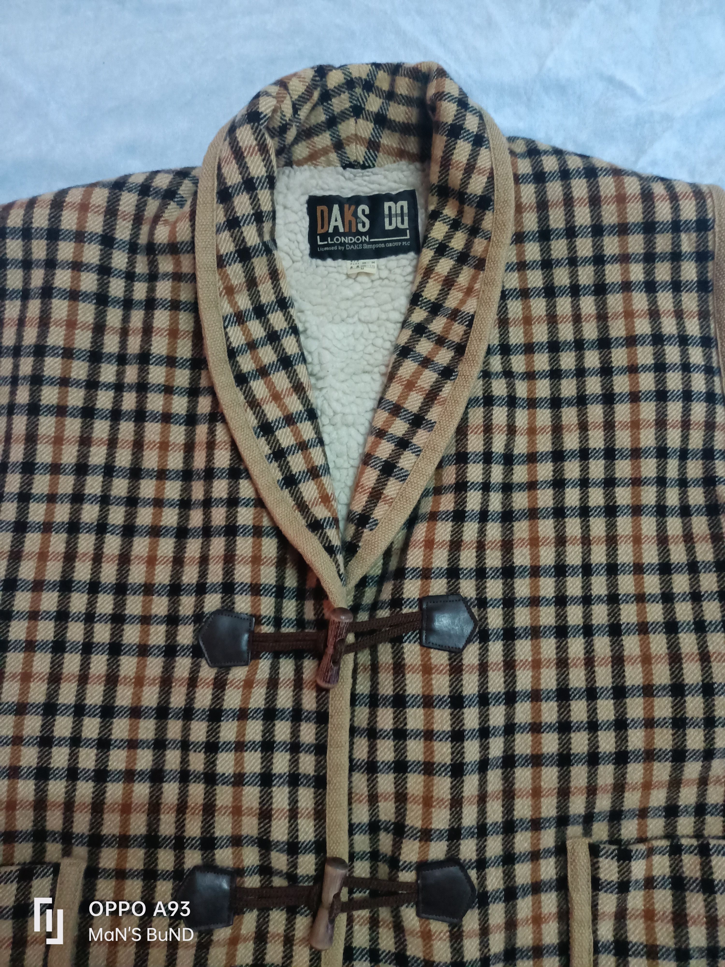 DAKS × Japanese Brand × Vintage Vintage DAKS London iconic check Sherpa Vest Size US M / EU 48-50 / 2 - 5 Thumbnail