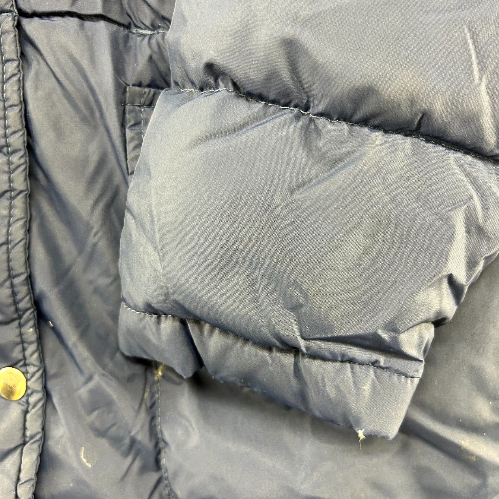 Vintage VINTAGE Golden Fleece Jacket Mens M Blue Navy Puffer Parka Goose Down Talon 70s Down Full Zip 90s Packable Logo Mens Size US M / EU 48-50 / 2 - 3 Thumbnail