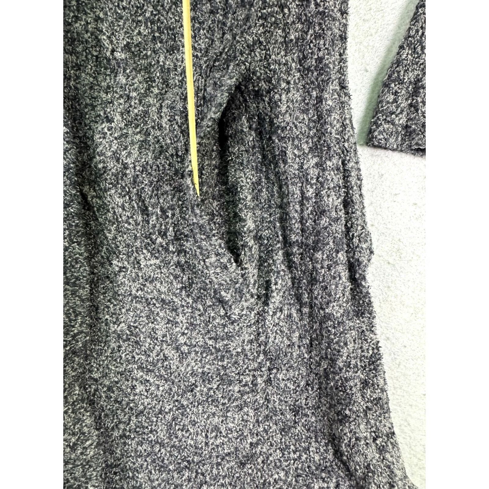 Vintage Barefoot Dreams Sweater Womens 1X Gray CozyChic Lite Open Front Cardigan Duster Size XL / US 12-14 / IT 48-50 - 5 Thumbnail