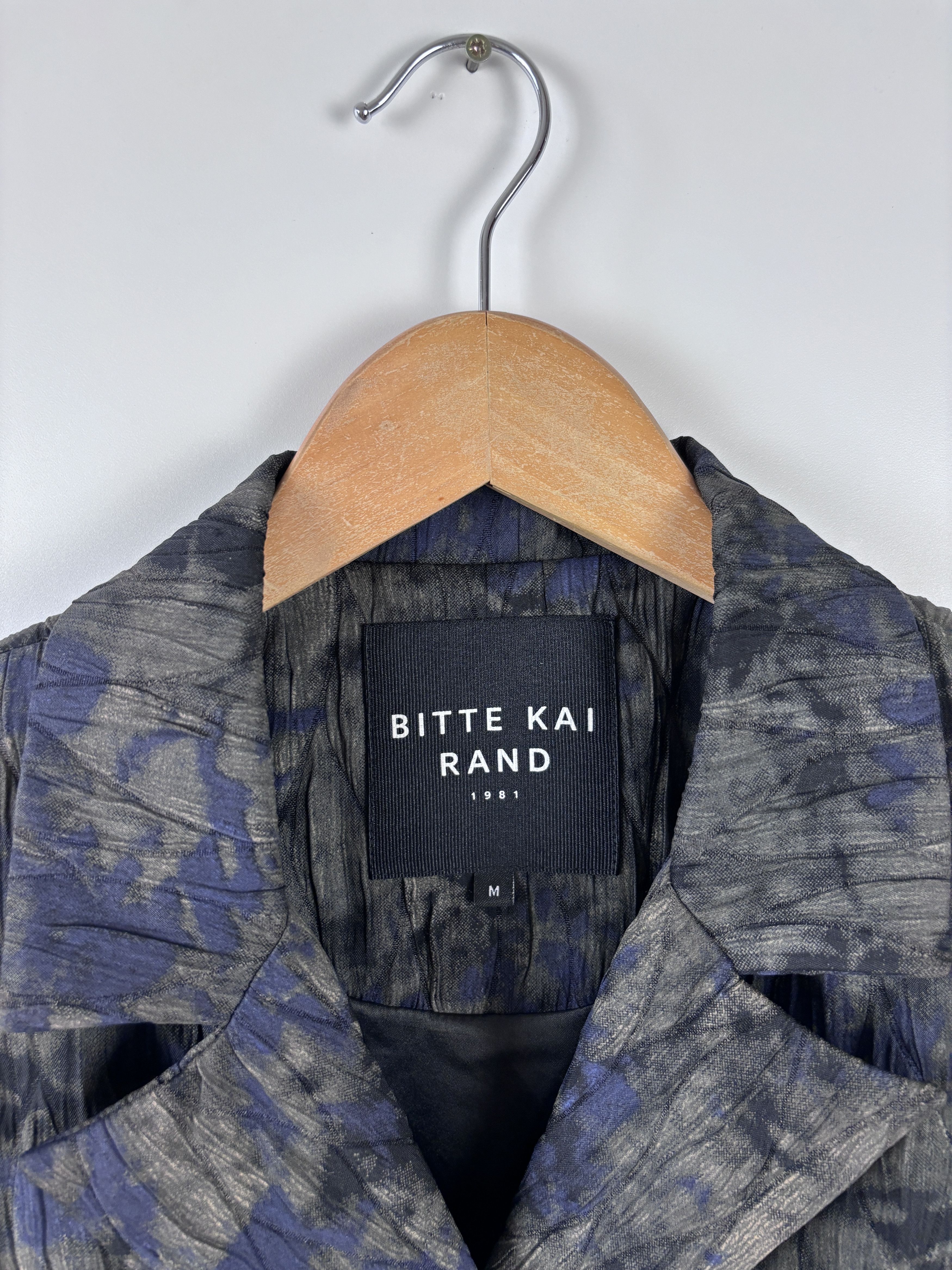 Designer Womens Bitte Kai Rand Blazer Jacket Gray Blue Size M Size M / US 6-8 / IT 42-44 - 4 Thumbnail