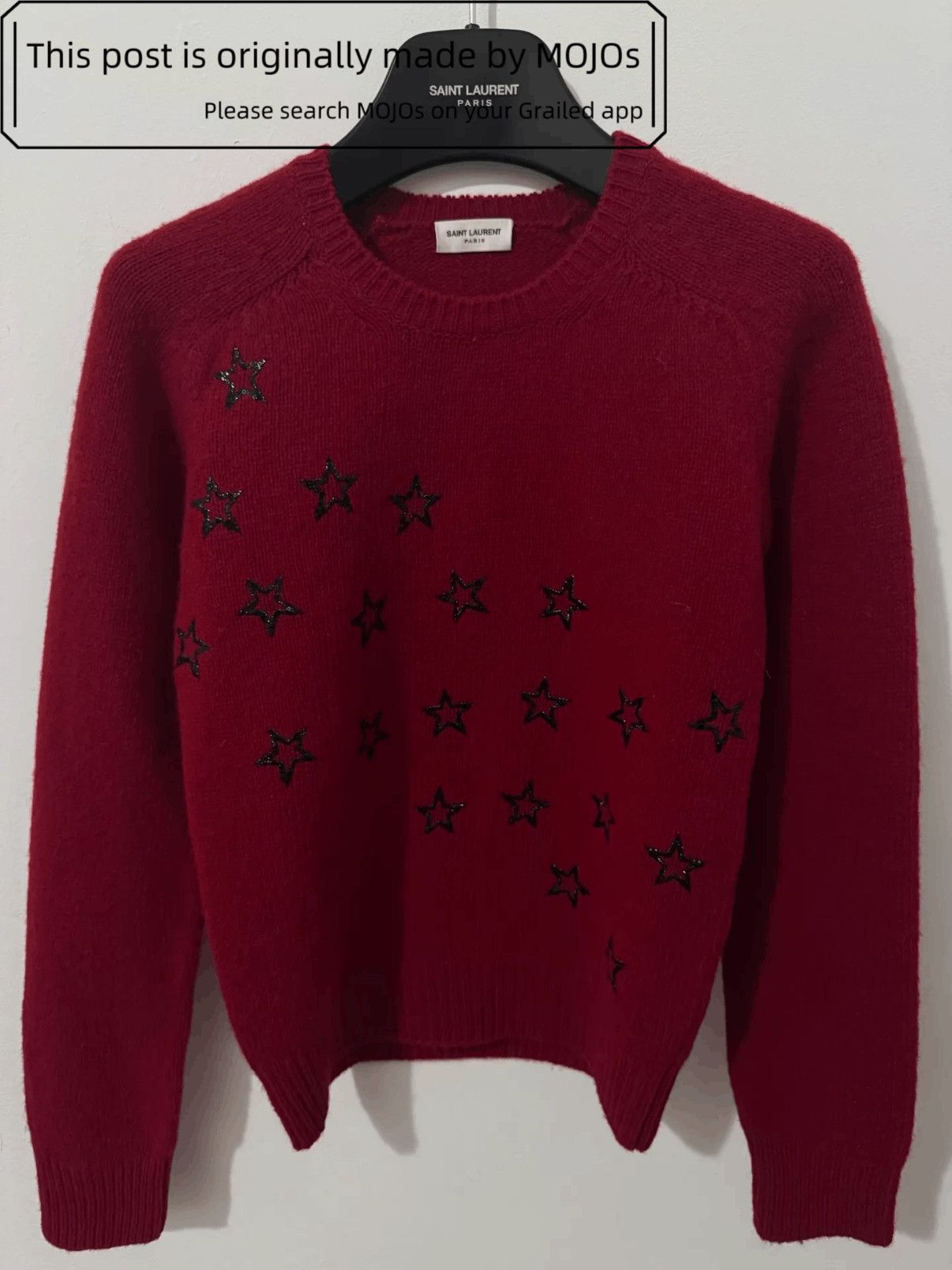 Saint Laurent Paris 15AW Scale Stars Knitwear mojos1223