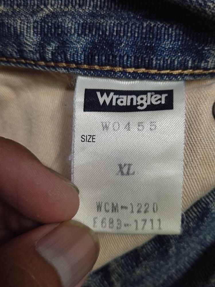 Jean × Vintage × Wrangler WRANGLER BAGGY JEANS VINTAGE LOOK FADED Size US 36 / EU 52 - 9 Thumbnail