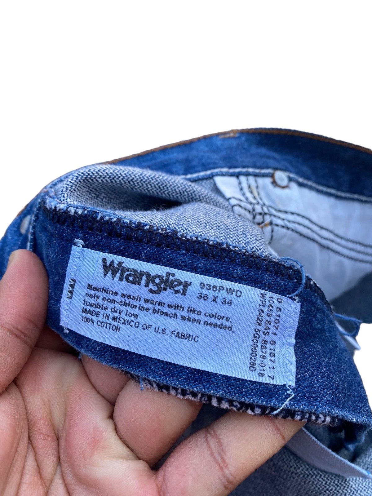 Wrangler Vintage Wrangler Sun Faded Distressed Pant Size US 35 - 8 Thumbnail