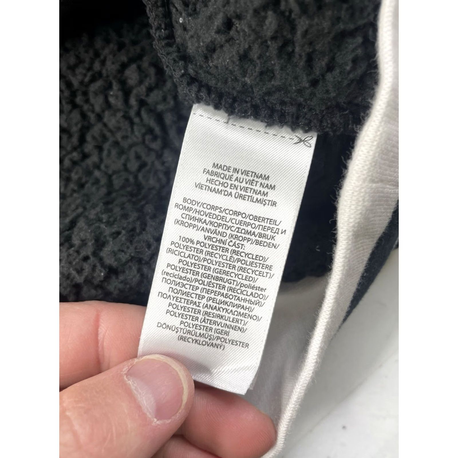 Polo Ralph Lauren Polo Ralph Lauren Hoodie Pullover XL Black Hi-Pile Sherpa Spellout Sweatshirt Size US XL / EU 56 / 4 - 7 Thumbnail