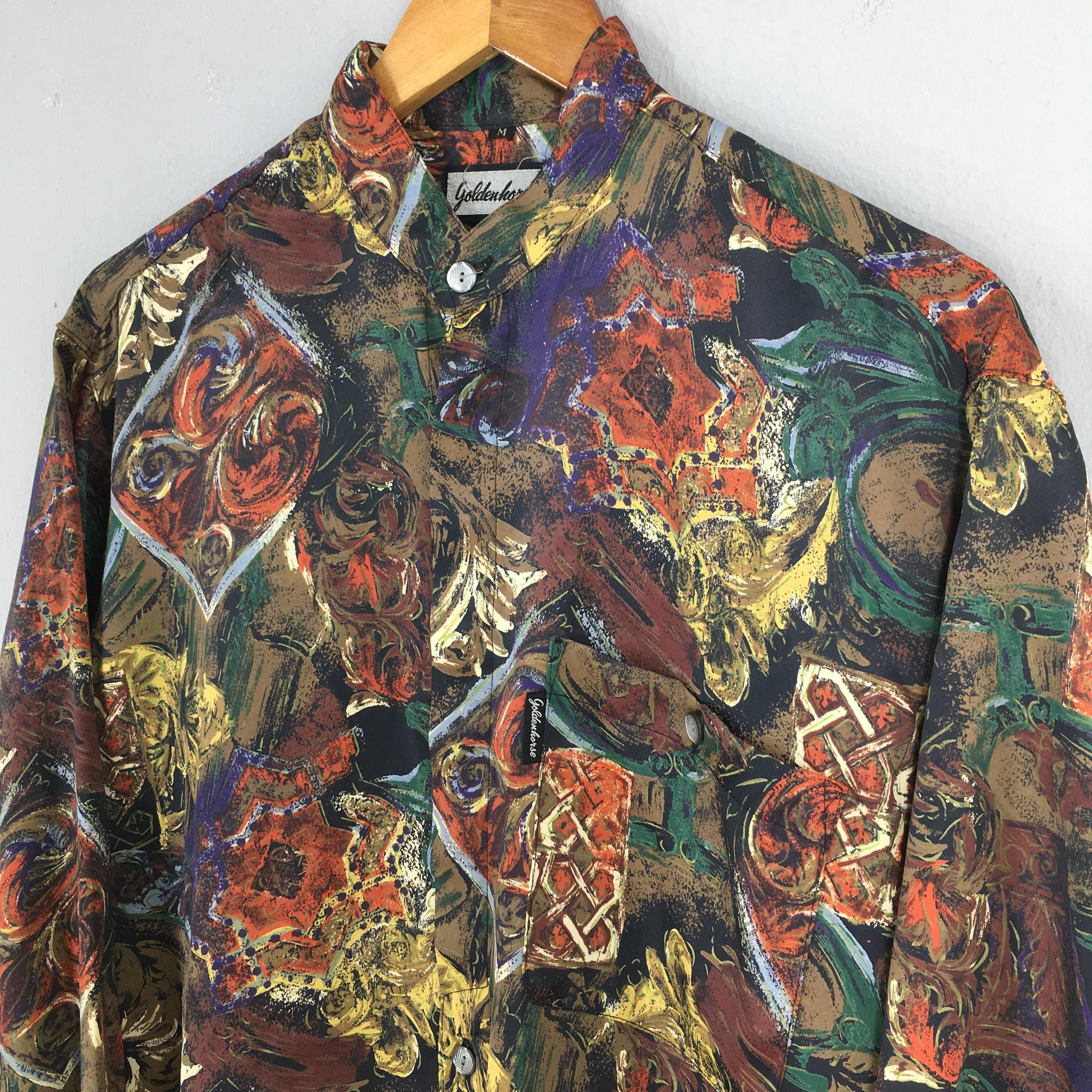 Vintage Vintage Psychedelic Floral Pattern Shirt Medium Size US M / EU 48-50 / 2 - 3 Thumbnail