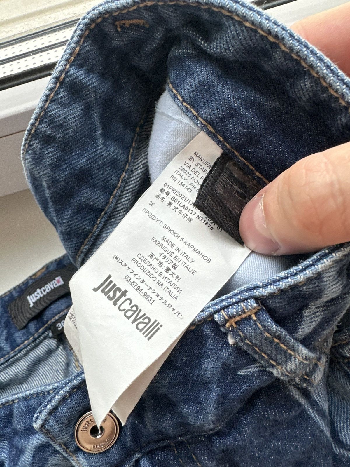 Just Cavalli Just cavalli denim pants vintage crazy Y2K jeans Size US 36 / EU 52 - 10 Thumbnail