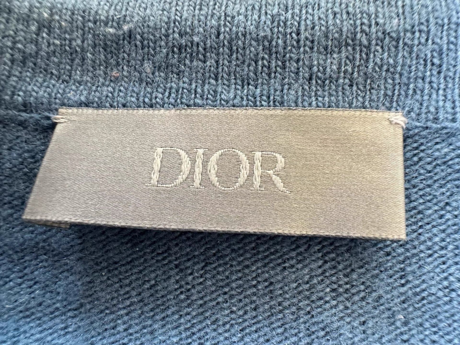 Dior Dior Blue Wool & Cashmere Knitwear K36 Size US XL / EU 56 / 4 - 3 Thumbnail
