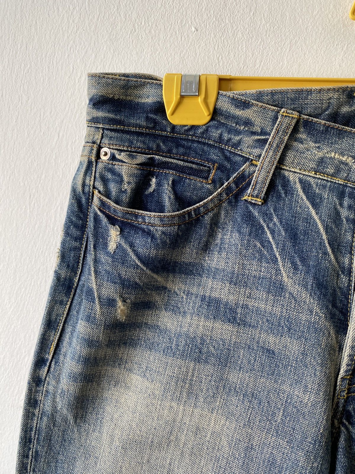 Japanese Brand Japanese Brand Sembl Japan Flare Distressed Denim Size US 31 - 8 Thumbnail