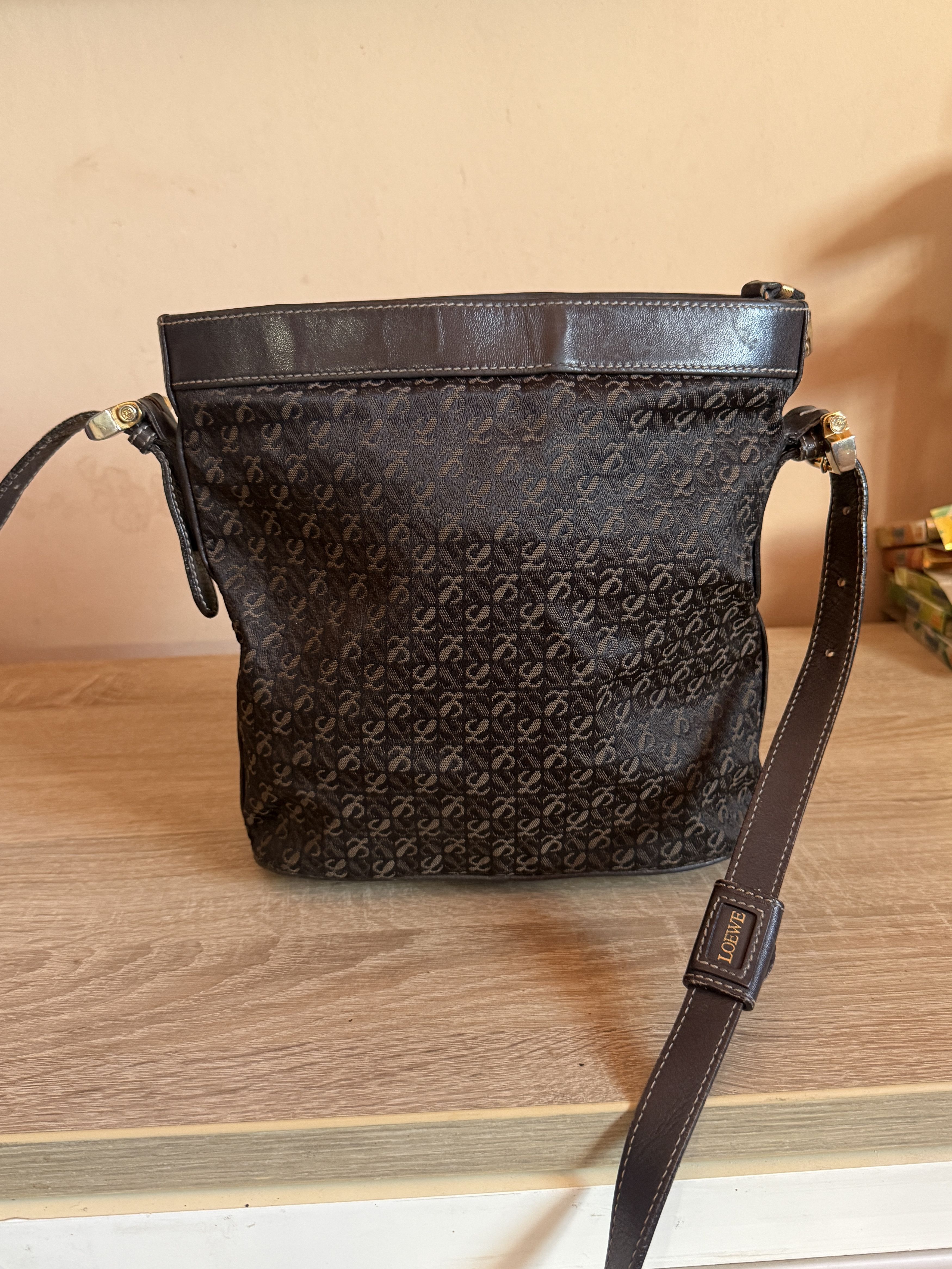 Loewe Loewe crossbody shoulder and handbag anagram canvas Size ONE SIZE - 3 Thumbnail