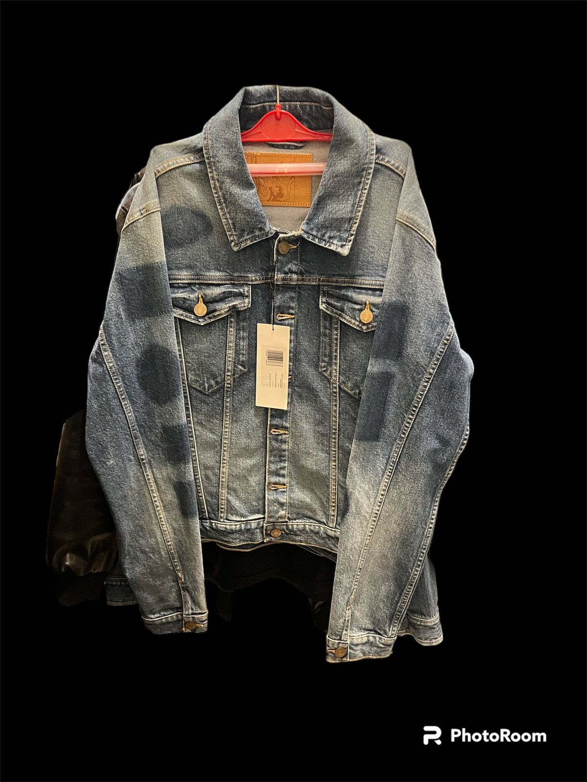 NEW w/tags Martine Rose 2023 denim jacket with applications