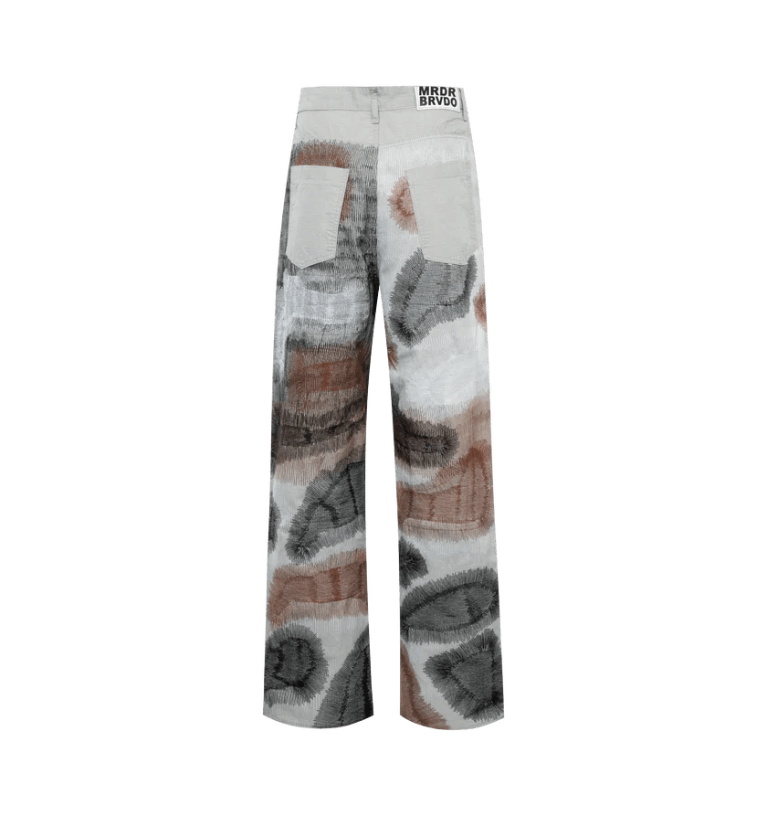 Who Decides War o1h1sh10624 Pants in Grey Size US 34 / EU 50 - 2 Thumbnail
