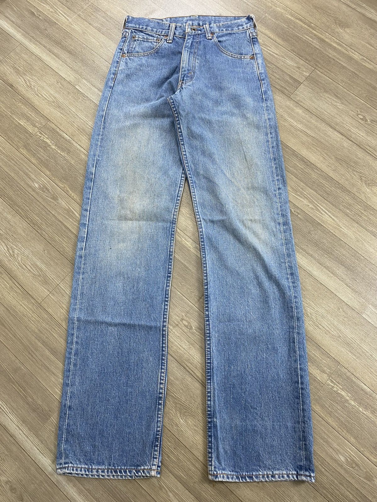Levi's Vintage Clothing Vintage Levis 503 28x36 Selvedge Straight Fit Blue Jeans Size US 28 / EU 44 - 2 Thumbnail
