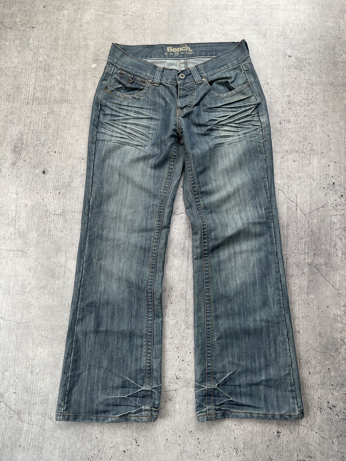 Bench × Vintage Vintage Y2K Bench Jeans Pants Faded Size US 30 / EU 46 - 4 Thumbnail