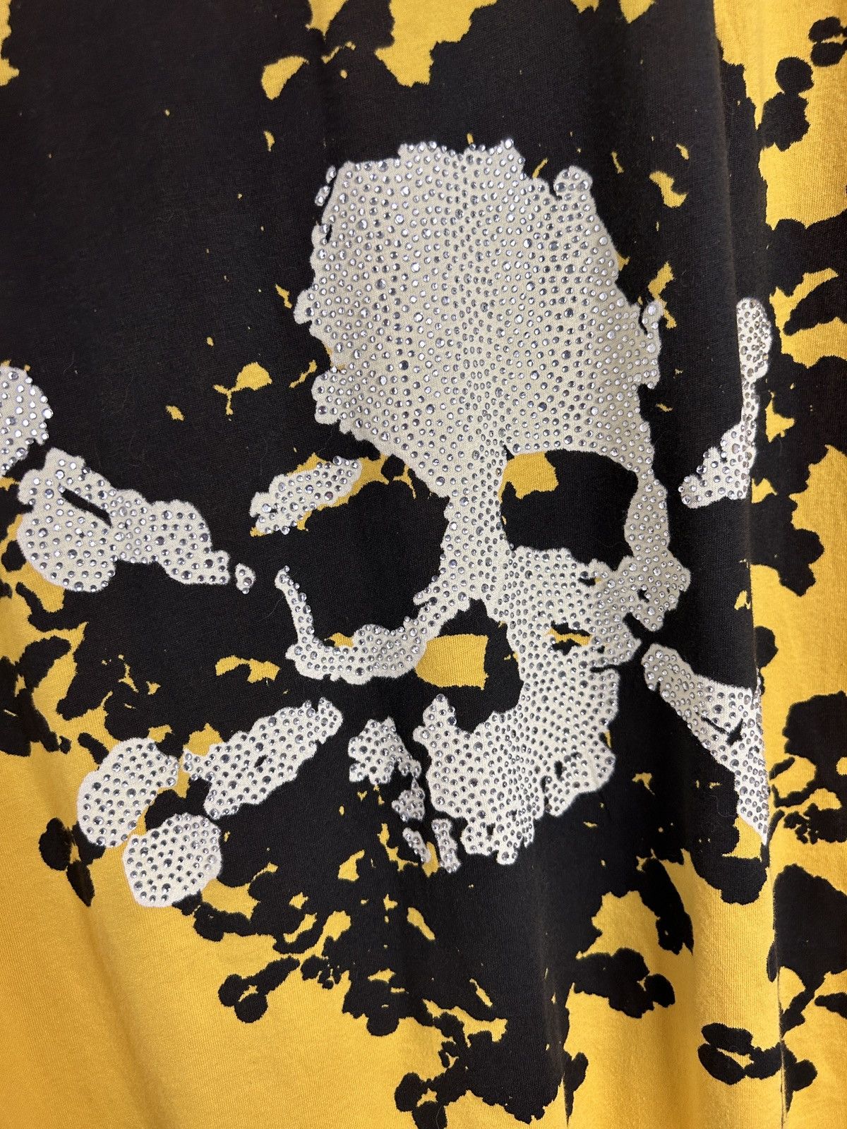 Christian Audigier BNWT Smet By Christian Audigier Rhinestones Skull T-Shirt Size US XL / EU 56 / 4 - 4 Thumbnail