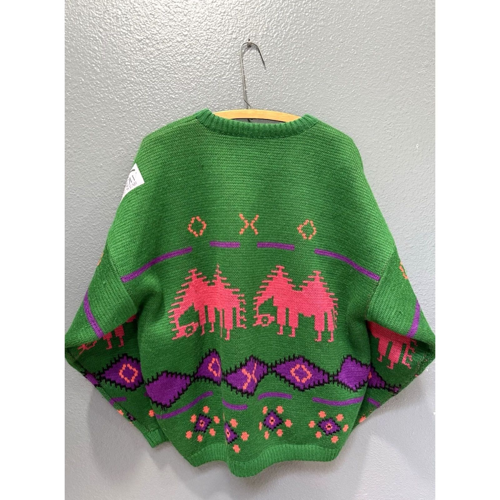 Vintage VINTAGE Oxbow Surf Wear Heavy Knit Men’s Sweater Pullover Size L Green USA Size US L / EU 52-54 / 3 - 5 Thumbnail